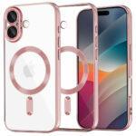 Coque Techsuit Luxury Crystal MagSafe pour iPhone 17 - Pink