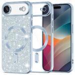 Coque Techsuit Luxury Glitter MagSafe pour iPhone Air - Light Blue