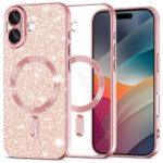 Coque Techsuit Luxury Glitter MagSafe pour iPhone 17 - Rose Gold