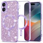 Coque Techsuit Luxury Glitter MagSafe pour iPhone 17 - Light Purple