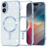 Coque Techsuit Luxury Glitter MagSafe pour iPhone 17 - Light Blue
