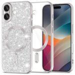 Coque Techsuit Luxury Glitter MagSafe pour iPhone 17 - Silver