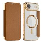 Étui portefeuille Techsuit SmartMag Book Case pour iPhone Air - Brown – Image 2