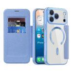 Étui portefeuille Techsuit SmartMag Book Case pour iPhone 17 Pro Max - Light Blue
