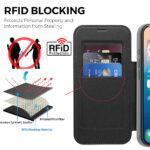 Étui portefeuille Techsuit SmartMag Book Case pour iPhone 17 Pro - Gray – Image 4