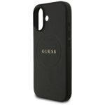 Coque Guess Grained Gold Ring MagSafe pour iPhone 17 - Black – Image 3