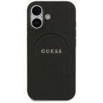 Coque Guess Grained Gold Ring MagSafe pour iPhone 17 - Black – Image 4