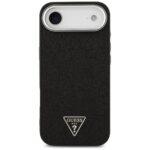 Coque Guess Glitter Triangle Logo MagSafe pour iPhone Air - Black – Image 2