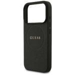 Coque Guess Grained Gold Ring MagSafe pour iPhone 17 Pro Max - Black – Image 4