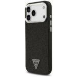 Coque Guess Glitter Triangle Logo MagSafe pour iPhone 17 Pro Max - Black – Image 6