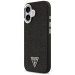 Coque Guess Glitter Triangle Logo MagSafe pour iPhone 17 - Black – Image 5