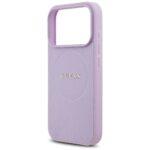 Coque Guess Grained Gold Ring MagSafe pour iPhone 17 Pro - Purple – Image 5