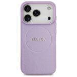 Coque Guess Grained Gold Ring MagSafe pour iPhone 17 Pro Max - Purple – Image 3