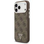 Coque Guess Hardcase 4G Triangle Logo MagSafe pour iPhone 17 Pro Max - Brown – Image 5