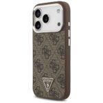 Coque Guess Hardcase 4G Triangle Logo MagSafe pour iPhone 17 Pro - Brown – Image 3