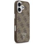 Coque Guess Hardcase 4G Triangle Logo MagSafe pour iPhone 17 - Brown – Image 3