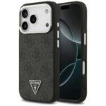 Coque Guess Hardcase 4G Triangle Logo MagSafe pour iPhone 17 Pro - Black