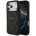 Coque Guess 4G Ring Classic Logo MagSafe pour iPhone 17 Pro - Black