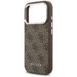 Coque Guess Hardcase 4G Classic Logo MagSafe pour iPhone 17 Pro - Brown – Image 5