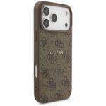 Coque Guess 4G Ring Classic Logo MagSafe pour iPhone 17 Pro - Brown – Image 6
