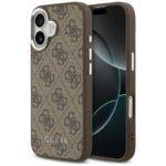 Coque Guess Hardcase 4G Classic Logo MagSafe pour iPhone 17 - Brown
