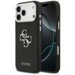 Coque Guess Hardcase 4G Grained Big Logo pour iPhone 17 Pro - Black