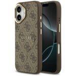 Coque Guess Hardcase 4G Classic MagSafe pour iPhone 17 - Brown