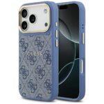 Coque Guess Hardcase 4G Classic MagSafe pour iPhone 17 Pro - Blue