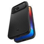 Coque Spigen Enzo Aramid T MagSafe pour iPhone 17 Pro Max - Black – Image 5