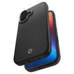 Coque Spigen Enzo Aramid T MagSafe pour iPhone 17 - Black / Silver – Image 5