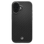 Coque Spigen Enzo Aramid T MagSafe pour iPhone 17 - Black / Silver – Image 2