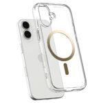 Coque Spigen Ultra Hybrid MagSafe pour iPhone 17 - Clear/Gold – Image 5