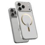 Coque Spigen Ultra Hybrid MagSafe pour iPhone 17 Pro - Clear/Gold – Image 5