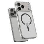 Coque Spigen Ultra Hybrid MagSafe pour iPhone 17 Pro Max - Clear/Graphite – Image 6