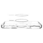 Coque Spigen Ultra Hybrid MagSafe pour iPhone 17 - Clear/Graphite – Image 6