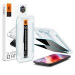 Lot de 2 protections d'écran Spigen Glas.tR EZ-FIT pour iPhone Air - Privacy