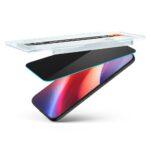 Lot de 2 protections d'écran Spigen Glas.tR EZ-FIT pour iPhone Air - Privacy – Image 5