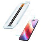 Lot de 2 protections d'écran Spigen Glas.tR EZ-FIT pour iPhone Air - Clear – Image 3