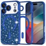 Coque Techsuit Luxury Glitter MagSafe pour iPhone 17 Pro - Deep Blue
