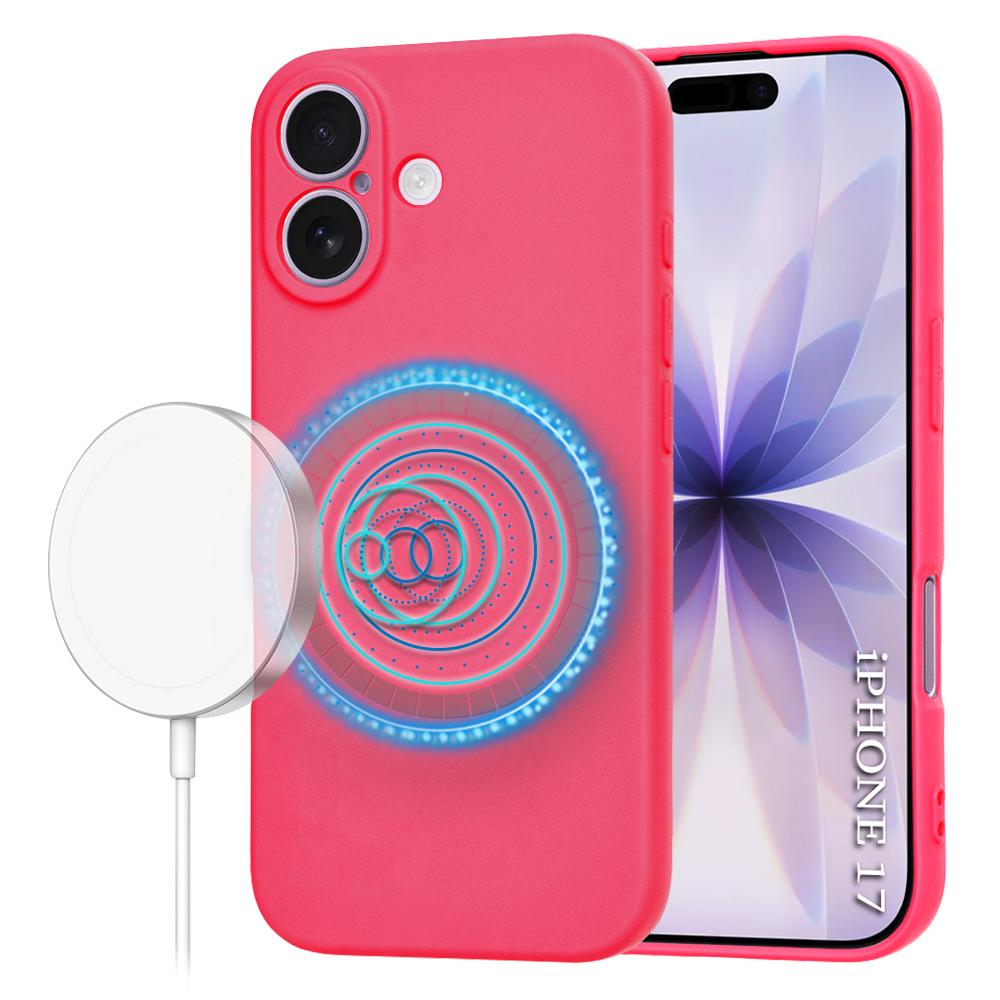 2550265 Coque Techsuit SoftFlex MagSafe pour iPhone 17 - Hot Pink – Image 1