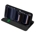 Étui portefeuille Techsuit Magskin Book pour iPhone 17 Pro - Black – Image 2