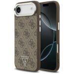 Coque Guess Hardcase 4G Triangle Logo MagSafe pour iPhone Air - Brown