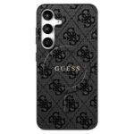 Coque Guess 4G Ring Classic Logo MagSafe pour Samsung Galaxy S25 FE - Black