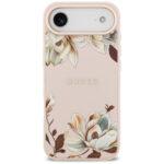 Coque Guess Grained Flowers MagSafe pour iPhone Air - Pink – Image 2