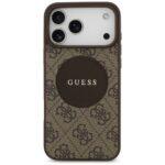 Coque Guess 4G Circle Classic Logo MagSafe pour iPhone 17 Pro - Brown – Image 2