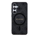Coque Guess 4G Collection Leather MagSafe pour Samsung Galaxy Z Flip7 - Black – Image 5