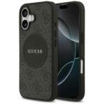 Coque Guess 4G Circle Classic Logo MagSafe pour iPhone 17 - Black