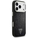Coque Guess Glitter Triangle Logo MagSafe pour iPhone 17 Pro - Black – Image 3