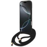 Coque Guess Hardcase 4G CBDY Big Logo avec cordon pour iPhone 17 Pro Max - Brown – Image 4