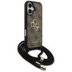 Coque Guess Hardcase 4G CBDY Big Logo avec cordon pour iPhone 17 - Brown – Image 3